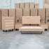 The Monaco Live Edge Messmate Timber Queen Floating Bedframe