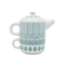 The Rayell Moroccan Madness Teapot Set - Ocean Blue - KSH43 - Available Instore Only available to purchase from Warehouse Furniture Clearance at our next sale event.