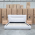 The Quinn King Upholstered Bed - Natural