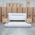 The Quinn King Upholstered Bed - Natural