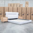 The Quinn King Upholstered Bed - Natural