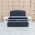 The Emily Double Fabric Storage Bed - Charcoal