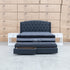 The Emily Double Fabric Storage Bed - Charcoal