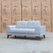 The Khloe 2 Seater Fabric Sofa - Silver available to purchase from Warehouse Furniture Clearance at our next sale event.