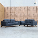 The Khloe 3 Seater Fabric Sofa - Charcoal available to purchase from Warehouse Furniture Clearance at our next sale event.