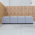 The Malta Modular Corner Lounge with Ottoman - Silver