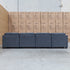 The Malta Modular Corner Lounge with Ottoman - Charcoal