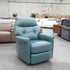The Norman Electric Swivel Rocker Recliner - Forest Green Leather - Floor Stock