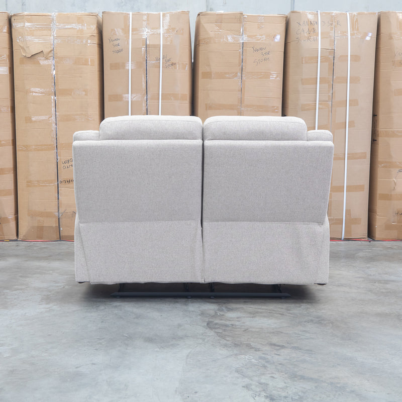 The Hayman Two Seat Recliner Lounge - Bark