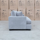 The Oakville Fabric Three Seat Sofa - Smoke available to purchase from Warehouse Furniture Clearance at our next sale event.
