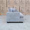 The Oakville Fabric Three Seat Sofa - Smoke available to purchase from Warehouse Furniture Clearance at our next sale event.