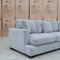 The Oakville Fabric Three Seat Sofa - Smoke available to purchase from Warehouse Furniture Clearance at our next sale event.