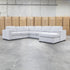 The Ashton Modular Corner Chaise Lounge with Sofa Bed - Pewter
