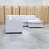 The Ashton Modular Corner Chaise Lounge with Sofa Bed - Pewter
