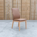 The Hampshire Leather Dining Chair - Cognac available to purchase from Warehouse Furniture Clearance at our next sale event.