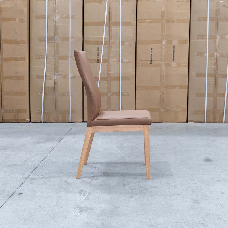 The Hampshire Leather Dining Chair - Cognac