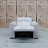 The Marina Bay Feather & Foam Dual Motor Electric Recliner - Oatmeal