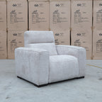 The Marina Bay Feather & Foam Dual Motor Electric Recliner - Oatmeal - PRE ORDER Available After 10th November available to purchase from Warehouse Furniture Clearance at our next sale event.