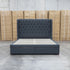 The Amie Queen Fabric Storage Bed - Charcoal