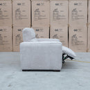 The Marina Bay Feather & Foam Dual Motor Electric Recliner - Oatmeal available to purchase from Warehouse Furniture Clearance at our next sale event.