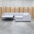 The Ashton Modular Corner Chaise Lounge with Sofa Bed - Pewter