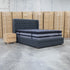 The Amie King Fabric Storage Bed - Charcoal