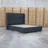 The Amie Queen Fabric Storage Bed - Charcoal