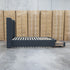 The Amie King Fabric Storage Bed - Charcoal