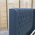 The Amie King Fabric Storage Bed - Charcoal