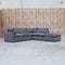 The Lupara Feather 5 Seat Modular Corner Chaise Lounge - Charcoal available to purchase from Warehouse Furniture Clearance at our next sale event.