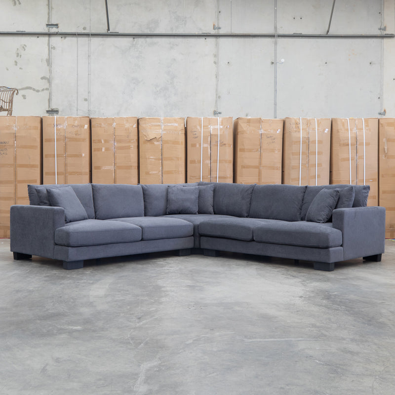 The Adelina Deep Seated Corner Lounge - Obsidian