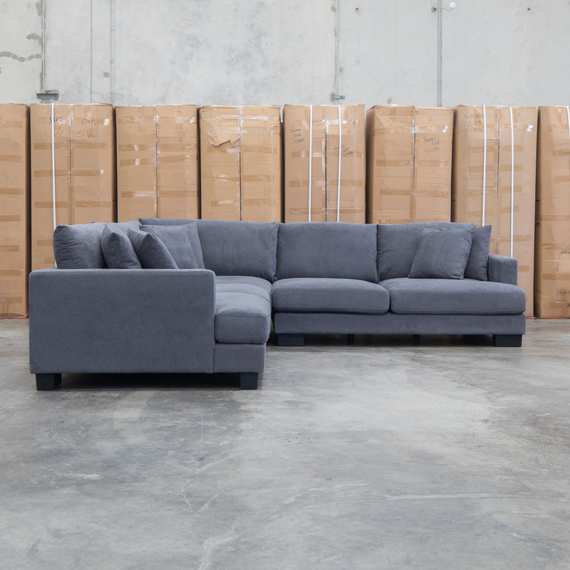 The Adelina Deep Seated Corner Lounge - Obsidian