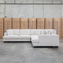 Adelina Deep Seated Corner Lounge - Biscuit - Warehouse Furniture Clearance
