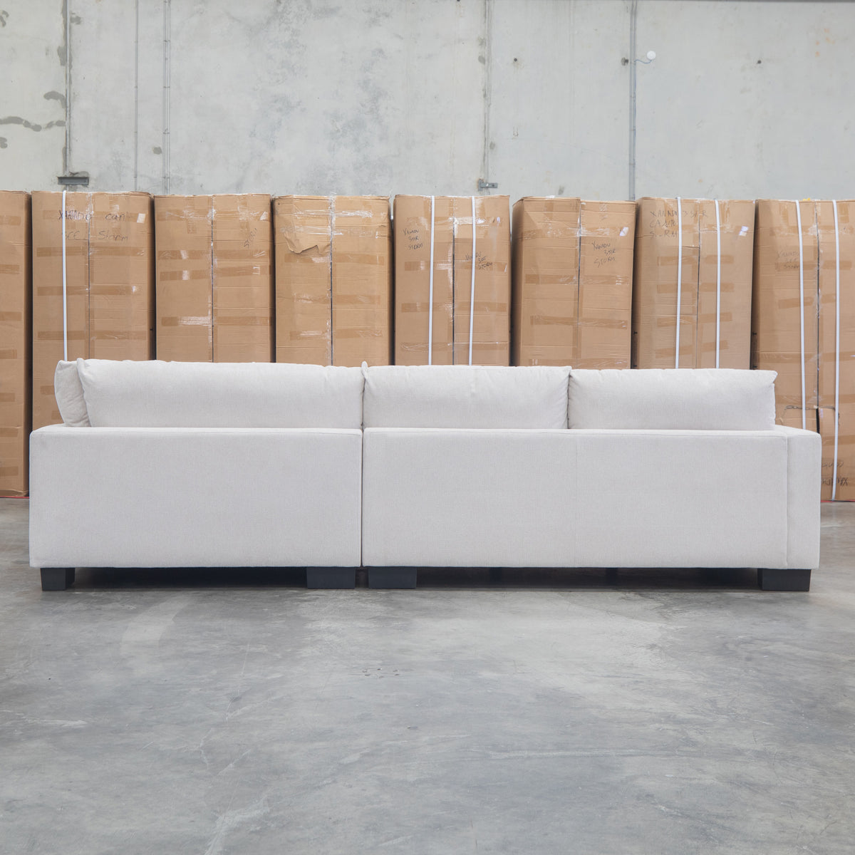 The Adelina Deep Seated Corner Lounge - Biscuit - PRE ORDER Available After 30th October available to purchase from Warehouse Furniture Clearance at our next sale event.