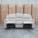 Hayman Three Seat Recliner Lounge - Bark - Warehouse Furniture Clearance
