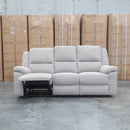 Hayman Three Seat Recliner Lounge - Bark - Warehouse Furniture Clearance