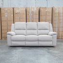 Hayman Three Seat Recliner Lounge - Bark - Warehouse Furniture Clearance