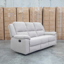 Hayman Three Seat Recliner Lounge - Bark - Warehouse Furniture Clearance