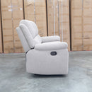 Hayman Three Seat Recliner Lounge - Bark - Warehouse Furniture Clearance