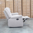 Hayman Three Seat Recliner Lounge - Bark - Warehouse Furniture Clearance