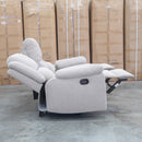 Hayman Three Seat Recliner Lounge - Bark - Warehouse Furniture Clearance