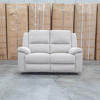 The Hayman Two Seat Recliner Lounge - Bark available to purchase from Warehouse Furniture Clearance at our next sale event.