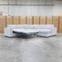 The Ashton Modular Corner Chaise Lounge with Sofa Bed - Pewter
