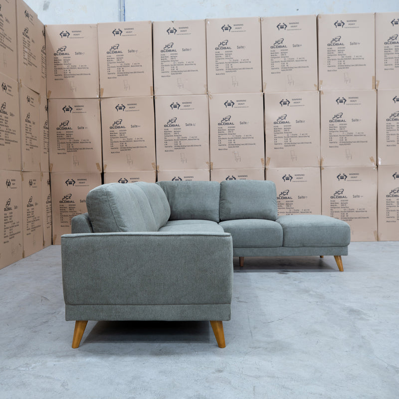The Bristol RHF Corner Chaise Lounge - Olive