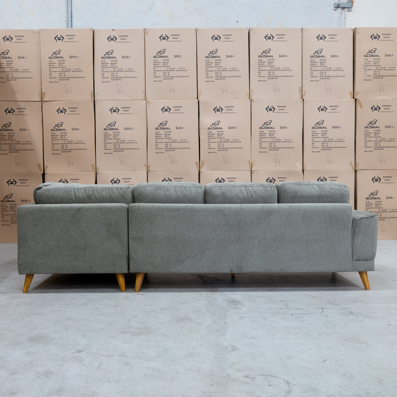 The Bristol RHF Corner Chaise Lounge - Olive