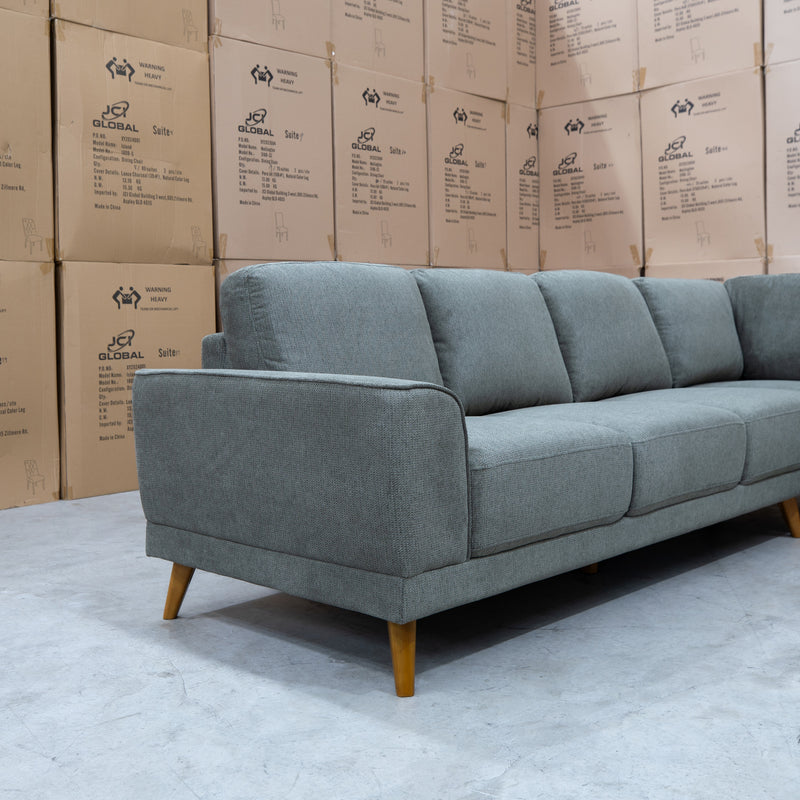 The Bristol RHF Corner Chaise Lounge - Olive
