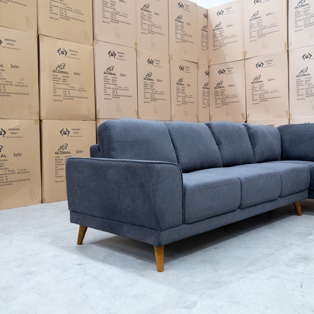 The Bristol RHF Corner Chaise Lounge - Shadow - PRE ORDER Available After 26th October available to purchase from Warehouse Furniture Clearance at our next sale event.