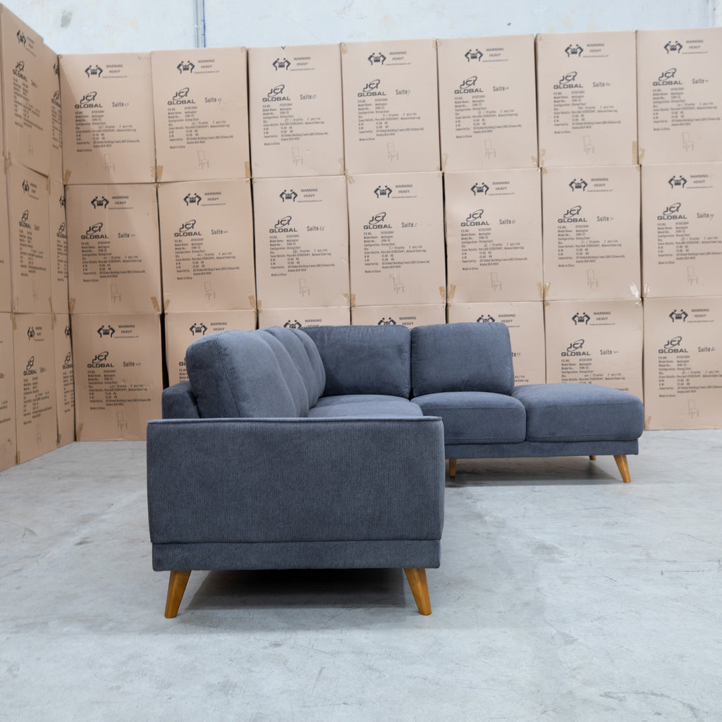 The Bristol RHF Corner Chaise Lounge - Shadow - PRE ORDER Available After 26th October available to purchase from Warehouse Furniture Clearance at our next sale event.