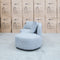 The Santorini Curved Chaise Sofa - Whisper available to purchase from Warehouse Furniture Clearance at our next sale event.