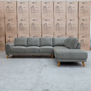 The Bristol RHF Corner Chaise Lounge - Olive available to purchase from Warehouse Furniture Clearance at our next sale event.